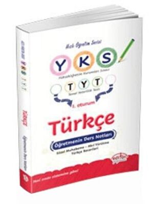 Editör Yayınevi YKS TYT 1.Oturum Türkçe Öğretmenin Ders Notları - 1