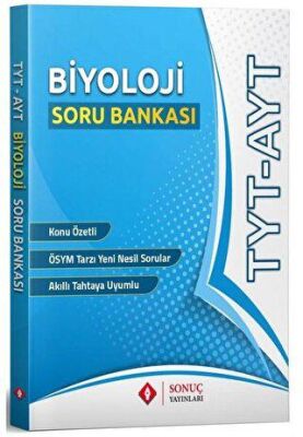 TYT AYT Biyoloji Soru Bankası kapağı