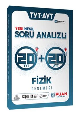 Puan Yayınları YKS TYT AYT Fizik 42 Deneme Video Çözümlü - 1