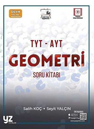 YZ Yayınları YZ YKS TYT AYT Geometri Soru Kitabı