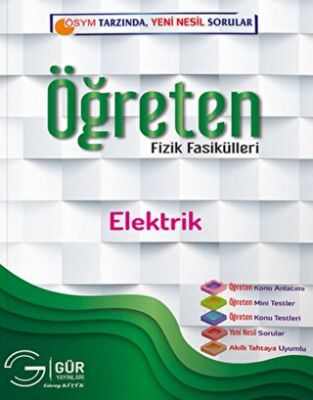Gür Yayınları Öğreten Fizik Fasikülleri Elektrik - 1