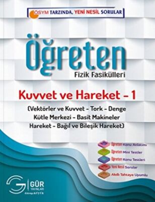 Gür Yayınları Öğreten Fizik Fasikülleri Kuvvet ve Hareket 1 - 1