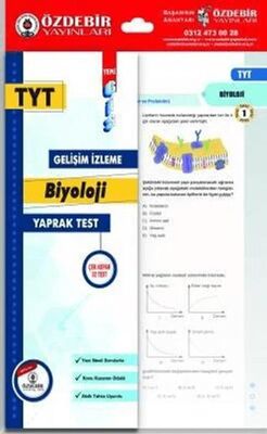 Özdebir Yayınları YKS TYT Biyoloji Yaprak Test - 1