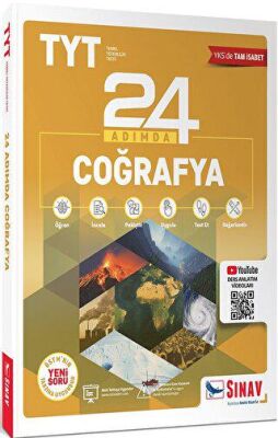 YKS TYT Coğrafya 24 Adımda Konu Anlatımlı Soru Bankası - 1
