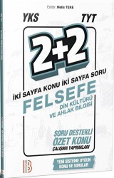 Benim Hocam YKS TYT Felsefe Din Kültürü ve Ahlak Bilgisi 2+2 Soru Destekli Özet Konu Yaprakları - Benim Hocam Yayınları