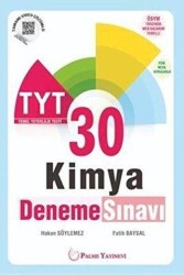 TYT Kimya 30 Deneme Sınavı - Palme Yayınları