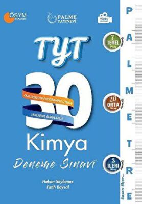 TYT Kimya 30 Deneme Sınavı - 1