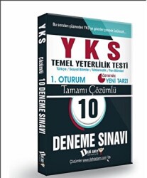Dahi Adam Yayıncılık YKS Tamamı Çözümlü 10 Deneme - Dahi Adam Yayıncılık
