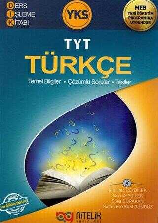 Nitelik Yayınları YKS TYT Türkçe Ders İşleme Kitabı