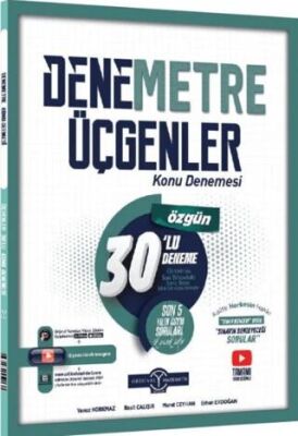 YKS TYT Üçgenler Denemetre 30lu Konu Denemesi Çözümlü - 1