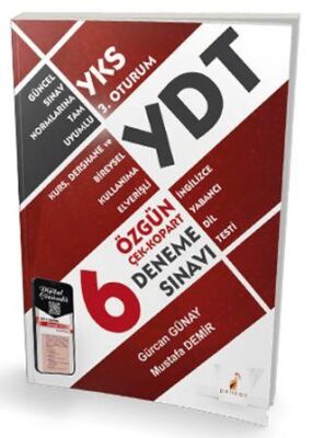 Pelikan Tıp Teknik Yayıncılık YDT İngilizce Çek Kopar 6 Özgün Deneme Sınavı Dijital Çözümlü - 1