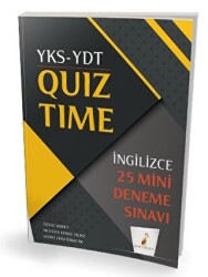 Pelikan Tıp Teknik Yayıncılık YKS-YDT İngilizce Quiz Time 25 Mini Deneme Sınavı - Pelikan Tıp Teknik Yayıncılık