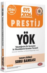 YÖK Üst Kuruluşları ile YÖK Personeli GYS Prestij Soru Bankası - Karekod Çözümlü - Data Yayınları