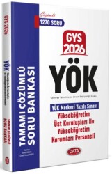 YÖK Üst Kuruluşları ile YÖK Personeli GYS Tamamı Çözümlü Soru Bankası - Data Yayınları