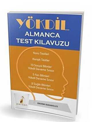 YÖKDİL Almanca Test Kılavuzu - Pelikan Tıp Teknik Yayıncılık