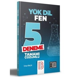 YÖKDİL Fen Tamamı Çözümlü 5 Deneme - Erkan Önler