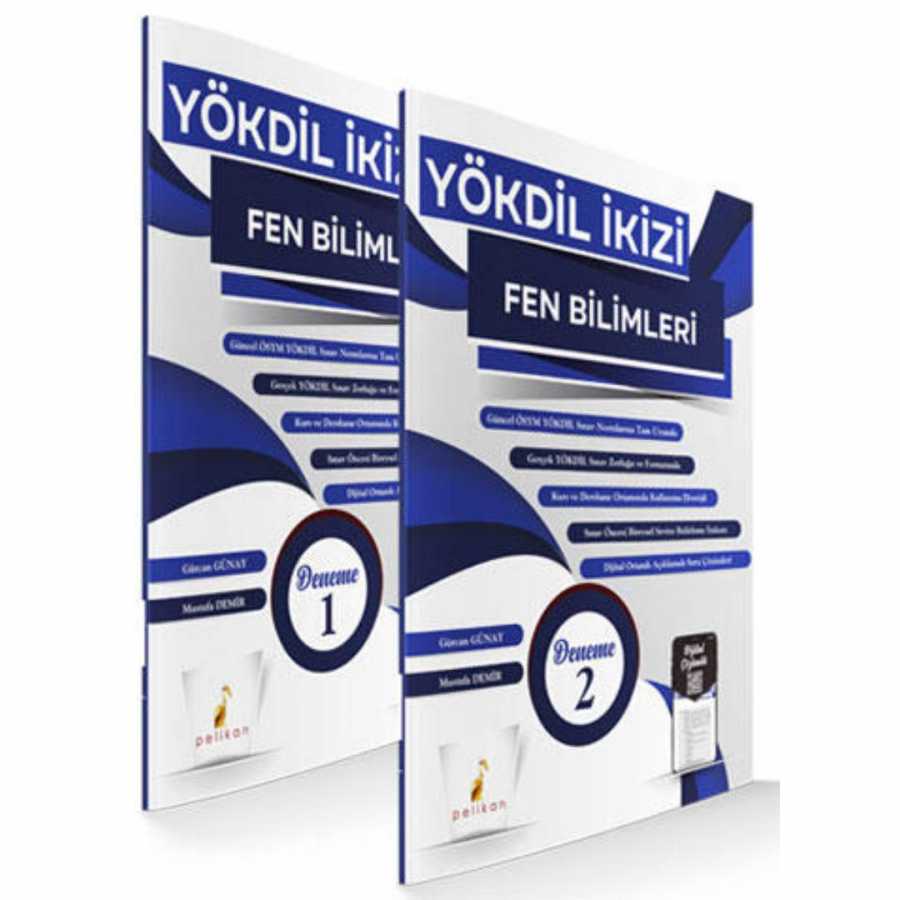 Pelikan Tıp Teknik Yayıncılık YÖKDİL İkizi Fen Bilimleri 2 Özgün Deneme Sınavı Dijital Çözümlü - Pelikan Tıp Teknik Yayıncılık