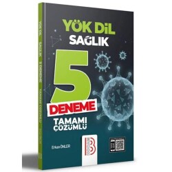 YÖKDİL Sağlık Tamamı Çözümlü 5 Deneme - Erkan Önler