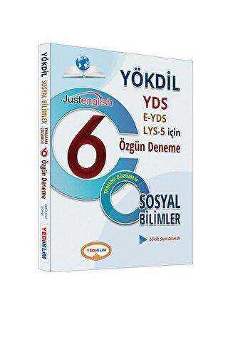 Yediiklim Yayınları YÖKDİL Sosyal Bilimler Tamamı Çözümlü 6 Özgün Deneme - Yediiklim Yayınları