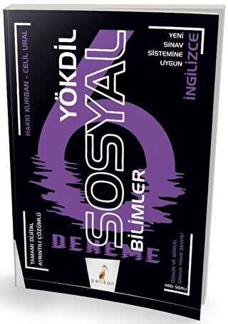 Pelikan Tıp Teknik Yayıncılık YÖKDİL Sosyal Bilimler Tamamı Dijital Ayrıntılı Çözümlü 6 Deneme Sınavı - Pelikan Tıp Teknik Yayıncılık