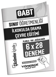 Yönerge Yayınları ÖABT Sınıf Öğretmenliği İlkokulda Drama ve Çevre Eğitimi 6x28 Deneme Çözümlü - Yönerge Yayınları