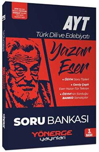 Yönerge Yayınları 2023 YKS AYT Türk Dili ve Edebiyatı Yazar Eser Soru Bankası