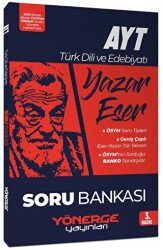 Yönerge Yayınları AYT Türk Dili ve Edebiyatı Yazar Eser Soru Bankası - Yönerge Yayınları