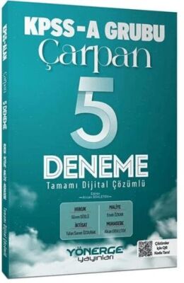 Yönerge Yayınları KPSS A Grubu Çarpan 5 Deneme Çözümlü - 1