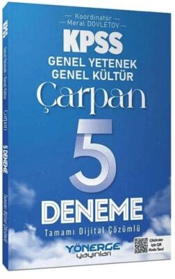 Yönerge Yayınları KPSS Genel Yetenek Genel Kültür Çarpan 5 Deneme Çözümlü - 1