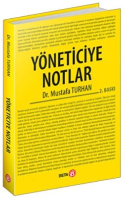 Yöneticiye Notlar - 1