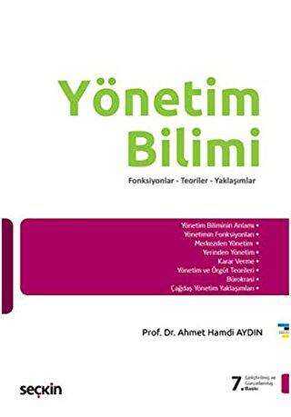 Yönetim Bilimi - Seçkin Yayıncılık