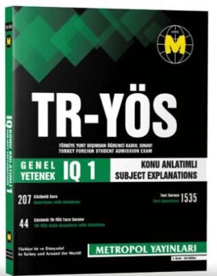 YÖS Genel Yetenek IQ-1 Konu Anlatımlı - 1