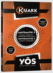 Kuark Yayınları YÖS Matematik 2 Konu Özetli - Kuark yayınları