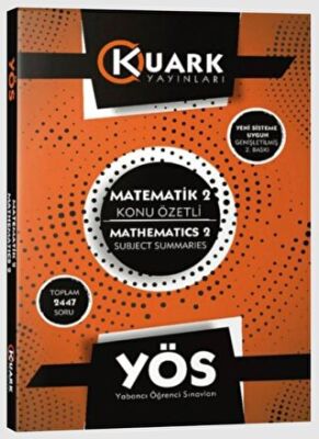 Kuark Yayınları YÖS Matematik 2 Konu Özetli - 1