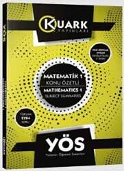 Kuark Yayınları YÖS Matematik 1 Konu Özetli - Kuark yayınları