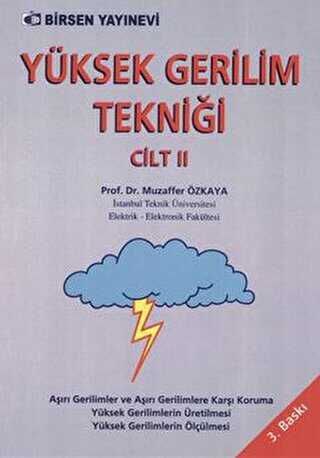 Yüksek Gerilim Tekniği Cilt: 2 - Birsen Yayınevi
