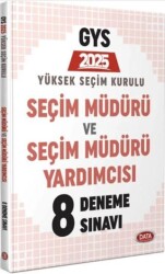 2025 Yüksek Seçim Kurulu YSK Seçim Müdürü 8 Deneme Sınavı - Data Yayınları