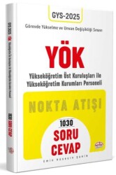Editör Yayınevi Yükseköğretim Kurumu YÖK GYS Nokta Atışı Soru-Cevap - Editör Yayınevi