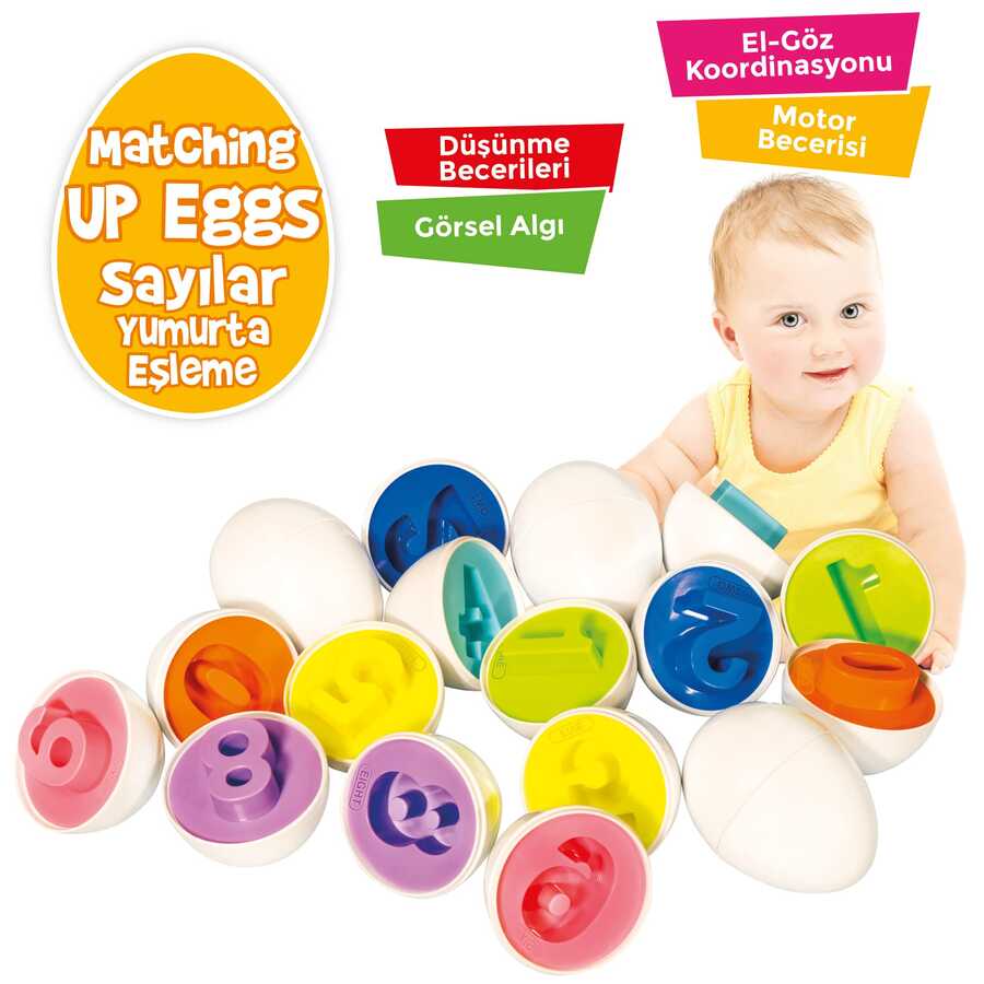 Circle Toys Sayılar Yumurta Eşleme Oyunu 10’lu