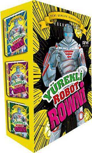 Yürekli Robot Rowni 3 Kitap Set - Pinus Kitap