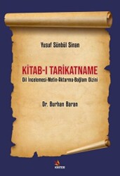 Yusuf Sünbül Sinan Kitab-ı Tarikatname - Kriter Yayınları