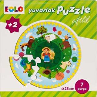 Yuvarlak Puzzle - Çiftlik - Eolo Yayıncılık