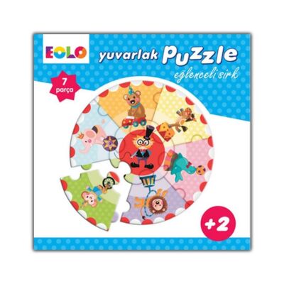 Yuvarlak Puzzle - Eğlenceli Sirk - 1