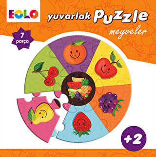 Yuvarlak Puzzle - Meyveler - Eolo Yayıncılık