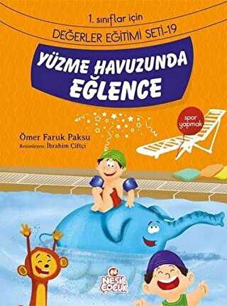 Yüzme Havuzunda Eğlence - Nesil Çocuk Yayınları