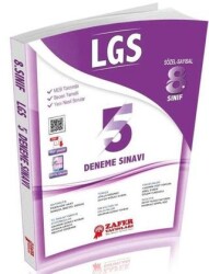 8. Sınıf LGS 5`li Deneme - Zafer Yayınevi