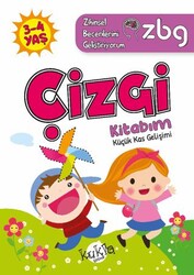 ZBG 3-4 Yaş Çizgi Kitabım - Zihinsel Becerilerimi Geliştiriyorum - Kukla Yayınları