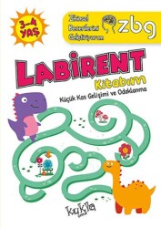 ZBG 3-4 Yaş Labirent Kitabım - Zihinsel Becerilerimi Geliştiriyorum - Kukla Yayınları