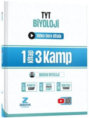 Biosem TYT Biyoloji 1 Kitap 3 Kamp Video Ders Kitabı - 1