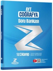 Zeduva Yayınları Coğrafyanın Kodları AYT Coğrafya 1 Kitap 3 Kamp Soru Bankası - Zeduva Yayınları